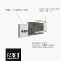 Кварцевый плинтус Fargo 67S455 Платиновый Агат Кварцевый плинтус Fargo 67S455 Платиновый Агат